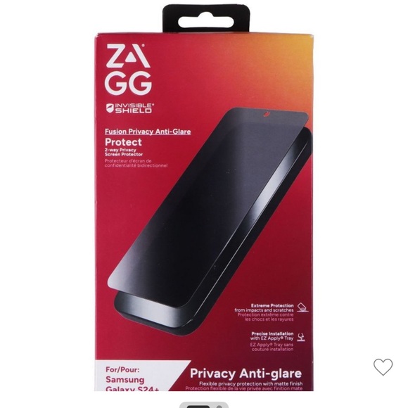 ZAGG InvisibleShield Privacy Screen Protector for Samsung Galaxy S24 - Black - Picture 1 of 2